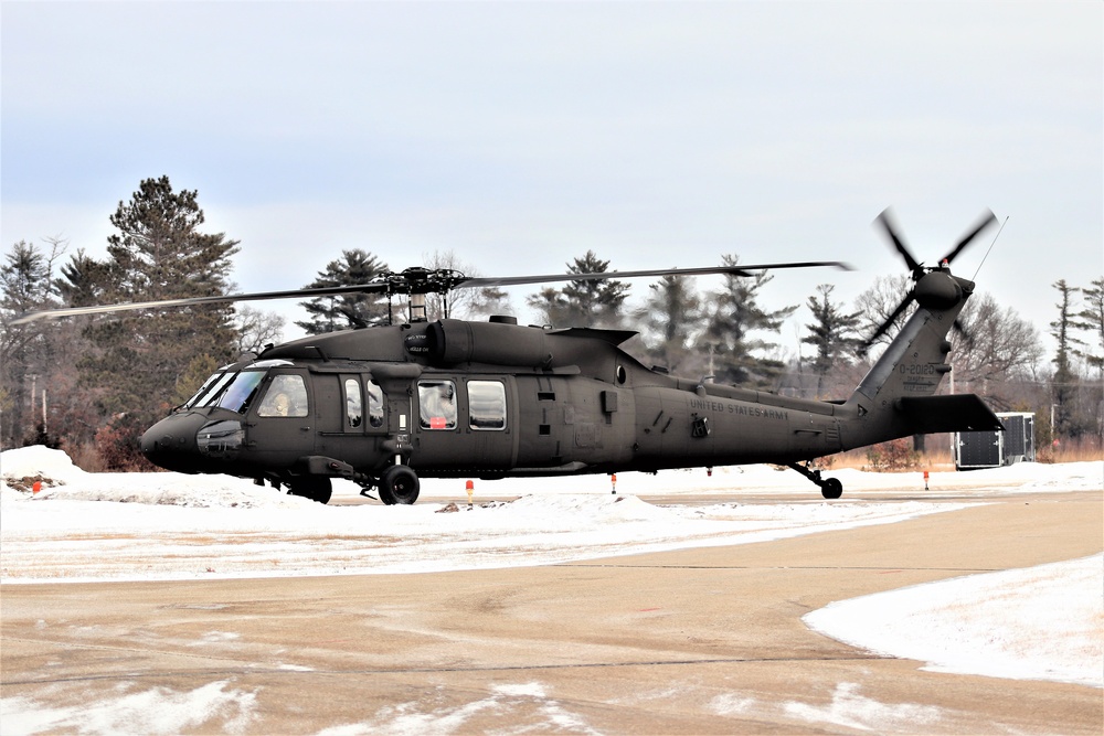 Wisconsin National Guard aircrew supports UH-60 Black Hawk training mission at Fort McCoy