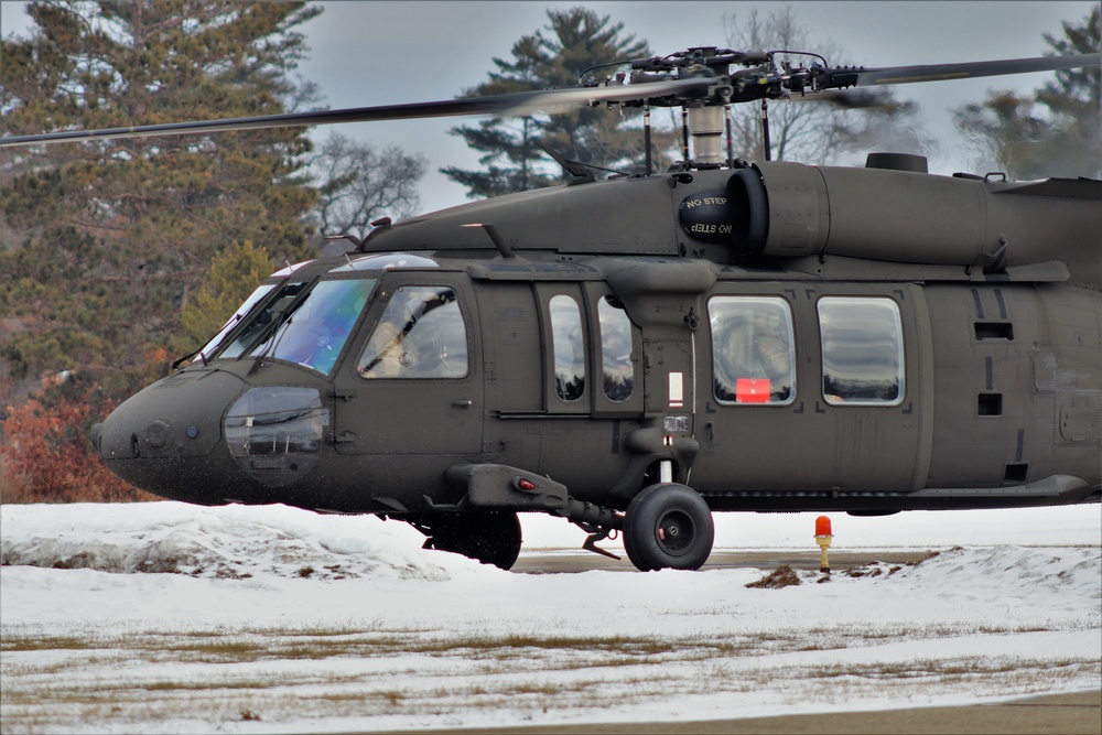 Wisconsin National Guard aircrew supports UH-60 Black Hawk training mission at Fort McCoy