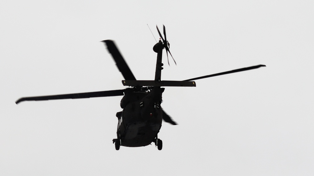 Wisconsin National Guard aircrew supports UH-60 Black Hawk training mission at Fort McCoy