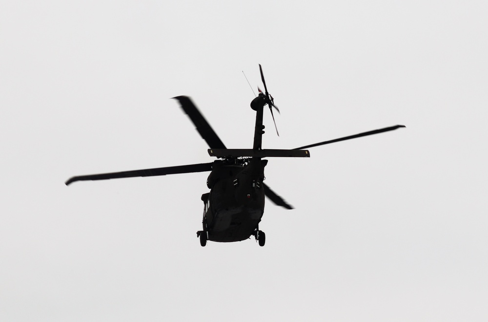 Wisconsin National Guard aircrew supports UH-60 Black Hawk training mission at Fort McCoy