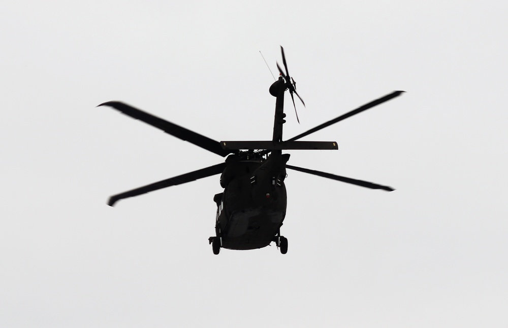 Wisconsin National Guard aircrew supports UH-60 Black Hawk training mission at Fort McCoy