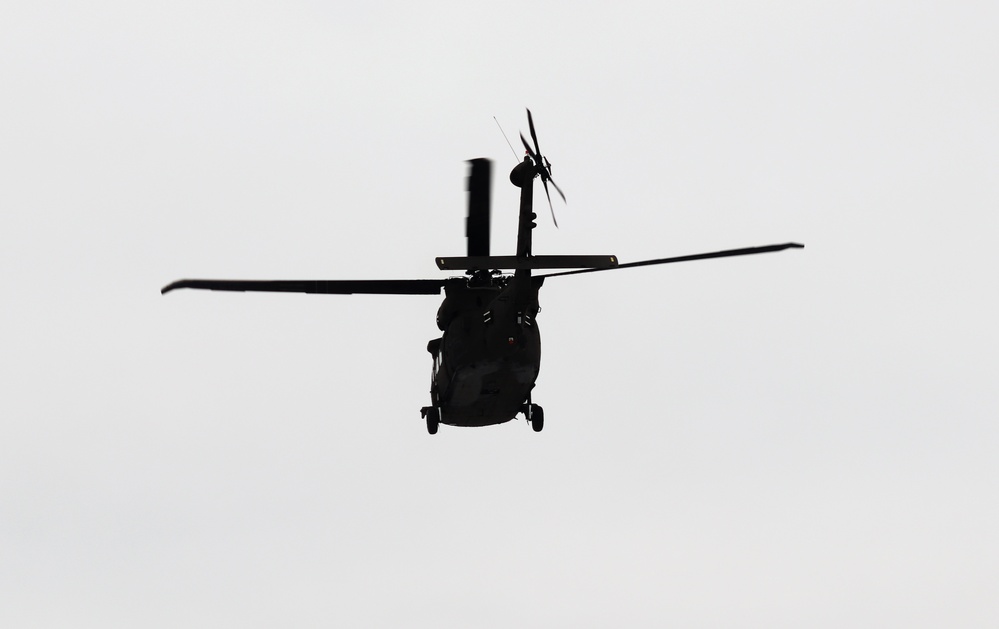 Wisconsin National Guard aircrew supports UH-60 Black Hawk training mission at Fort McCoy