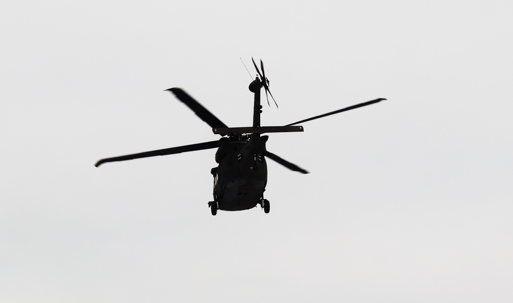 Wisconsin National Guard aircrew supports UH-60 Black Hawk training mission at Fort McCoy