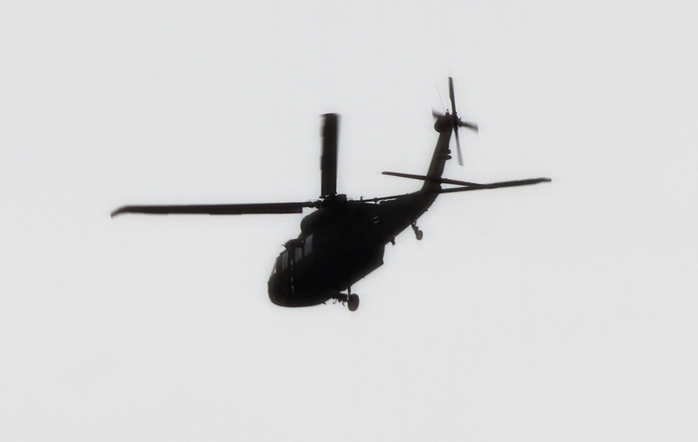 Wisconsin National Guard aircrew supports UH-60 Black Hawk training mission at Fort McCoy