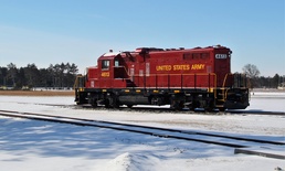Locomotive at Fort McCoy