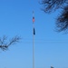 American flag and Fort McCoy