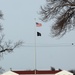 American Flag and Fort McCoy