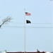 American Flag and Fort McCoy