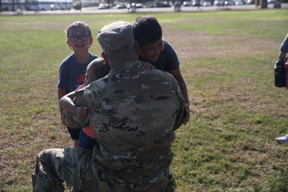 3rd Division Sustainment Brigade main body welcome home and color uncasing