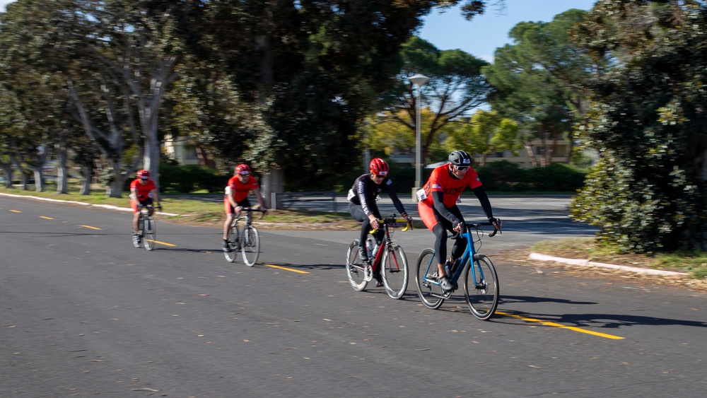 U.S. Marines With Wounded Warrior Regiment Compete in the Marine Corps Trials Cycling Competition