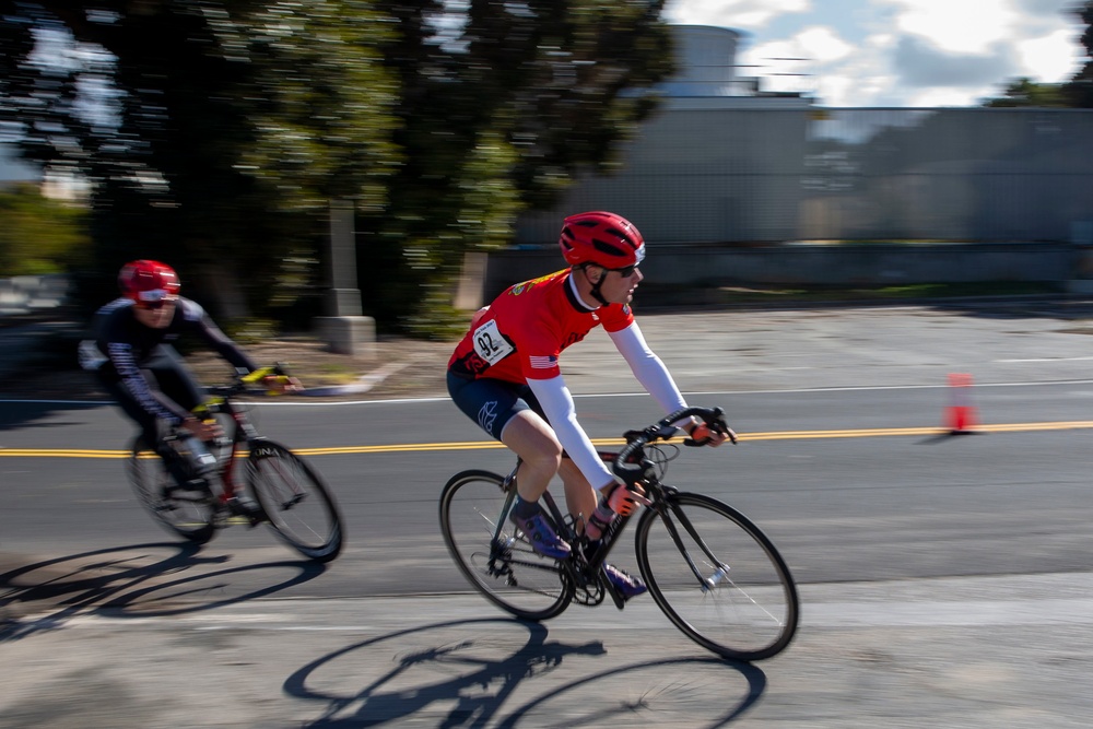 U.S. Marines With Wounded Warrior Regiment Compete in the Marine Corps Trials Cycling Competition