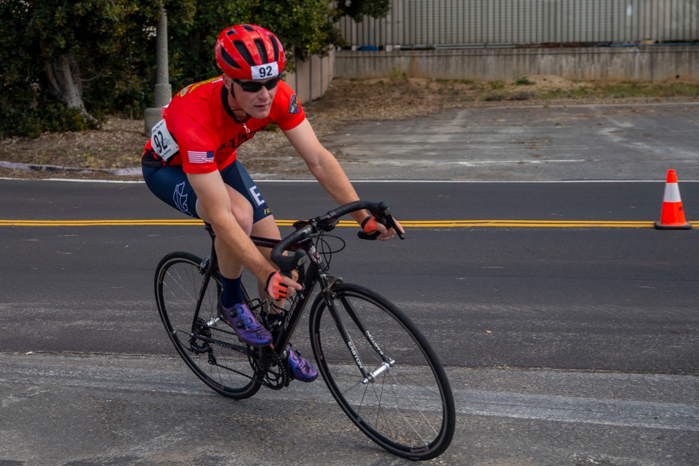 U.S. Marines With Wounded Warrior Regiment Compete in the Marine Corps Trials Cycling Competition