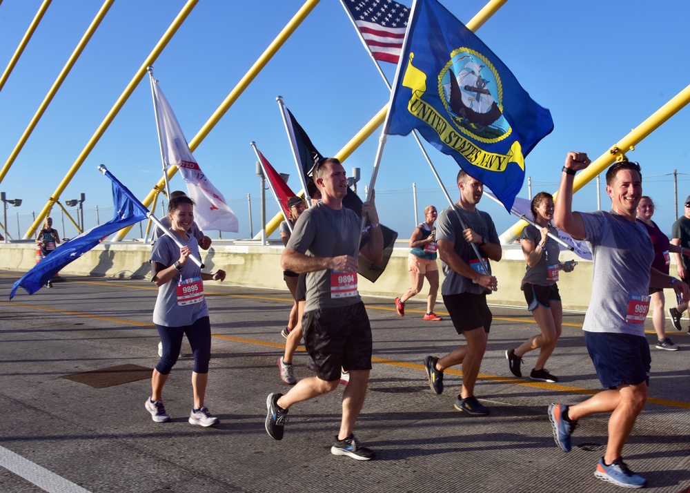 Coast Guardsmen participate in 2022 Skyway 10K