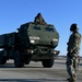 182nd Field Artillery loads HIMARs on C-17 at Selfridge