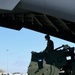 182nd Field Artillery loads HIMARs on C-17 at Selfridge