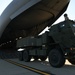 182nd Field Artillery loads HIMARs on C-17 at Selfridge