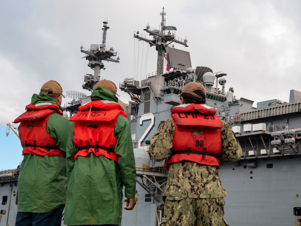 USS Essex ARG returns to San Diego