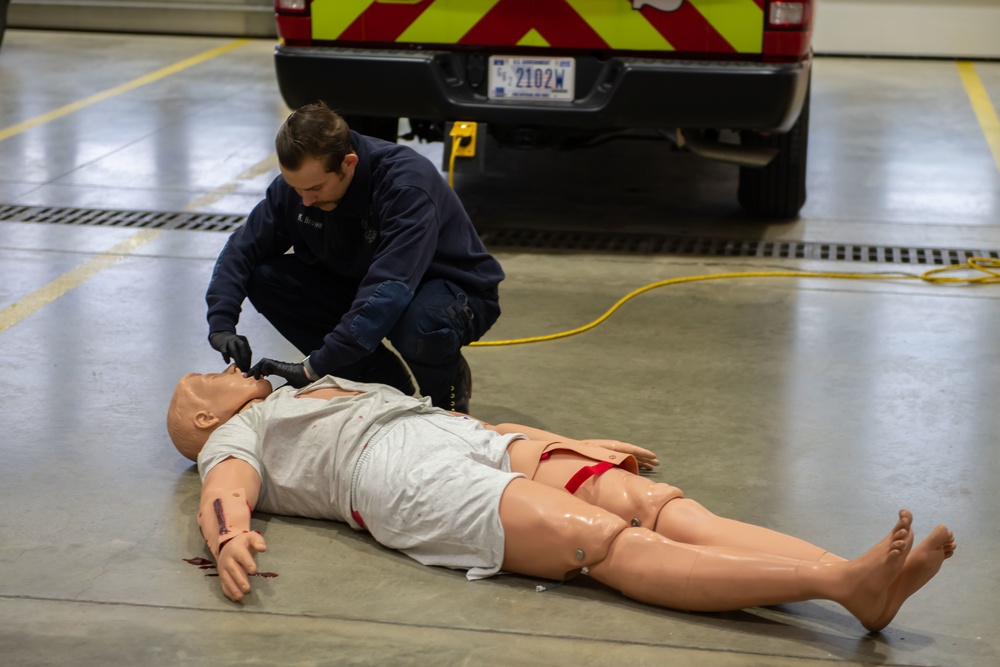 28 CES participates in trauma scenario training