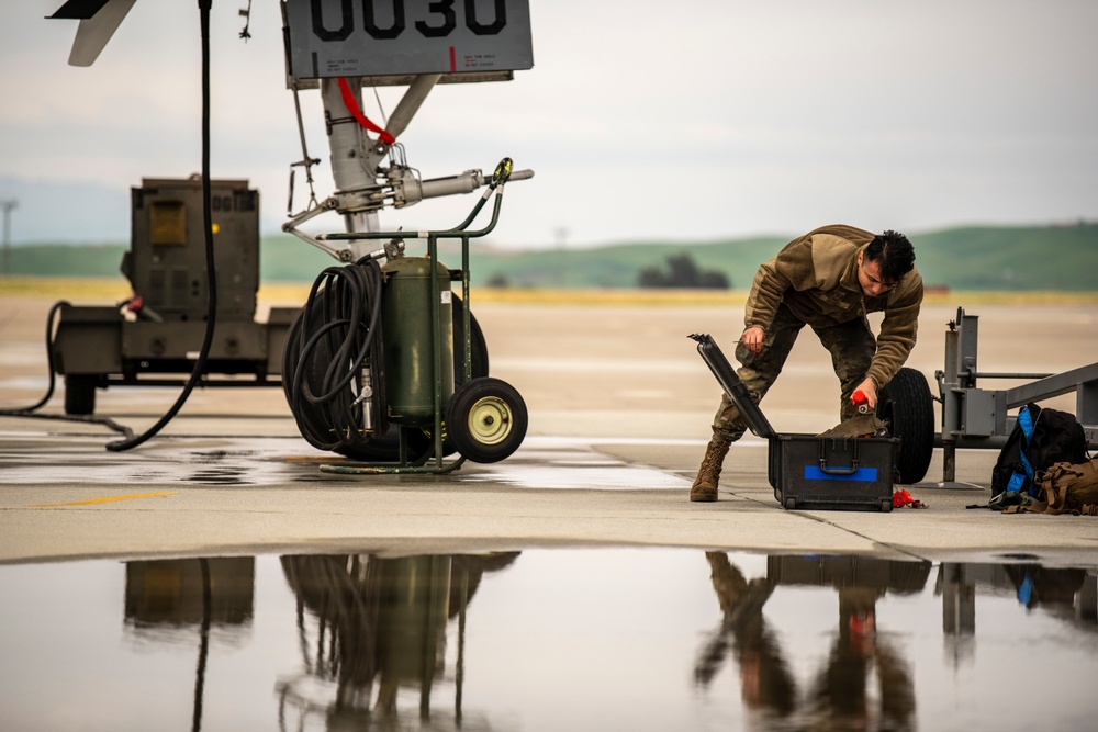 Travis AFB flight line