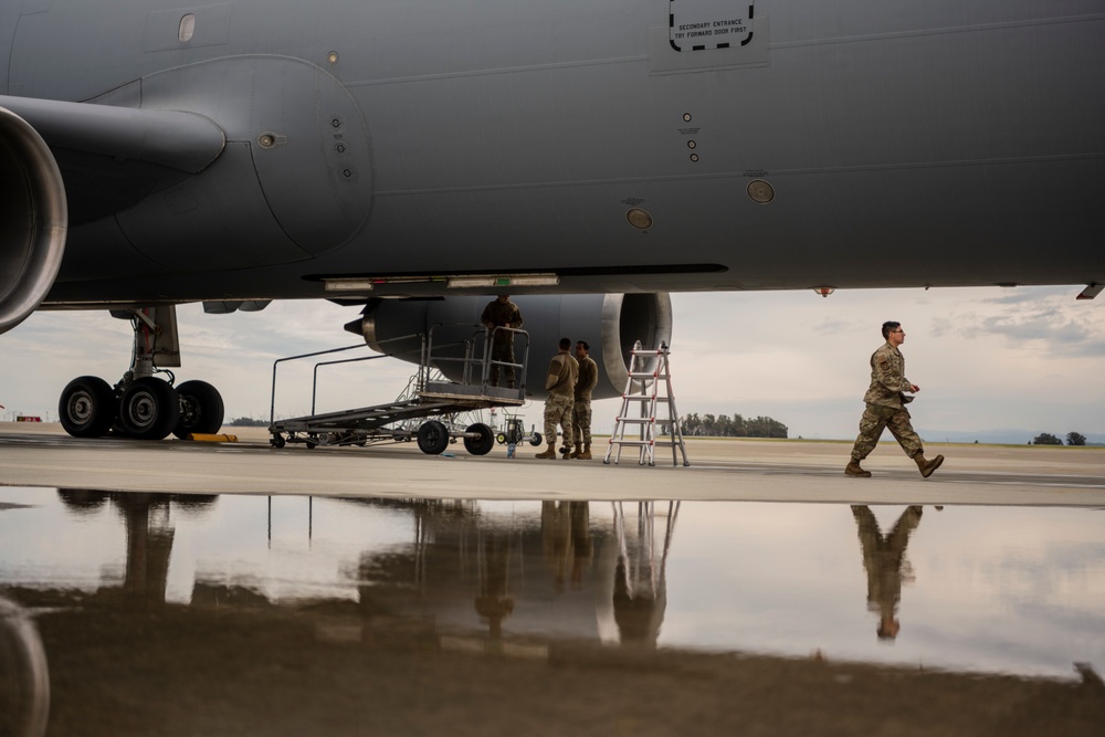 Travis AFB flight line