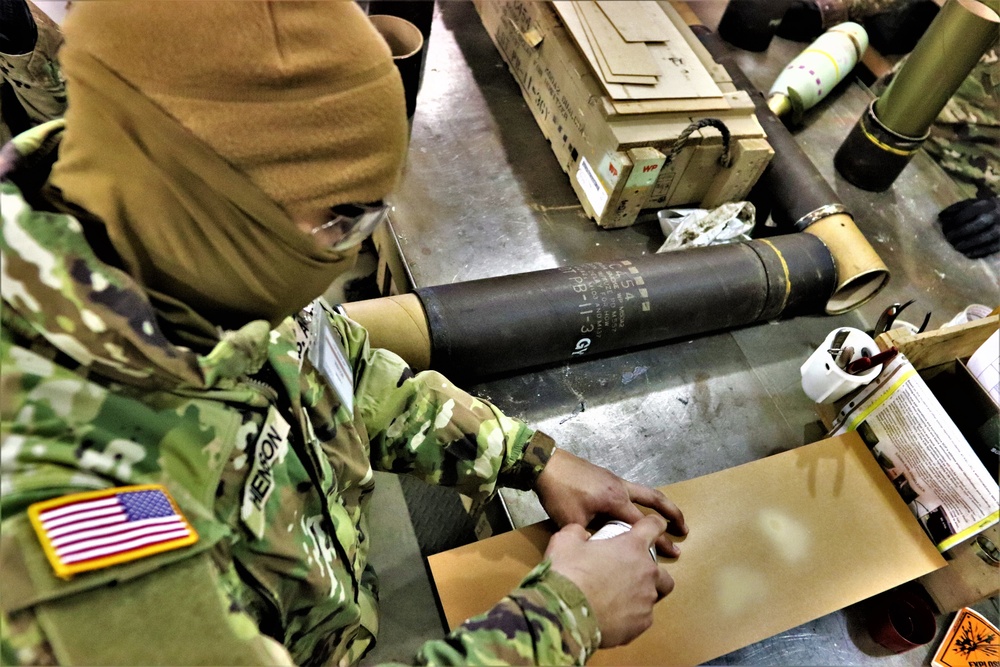 89B ALC students complete ammo inspection training at Fort McCoy’s Ammunition Supply Point Point