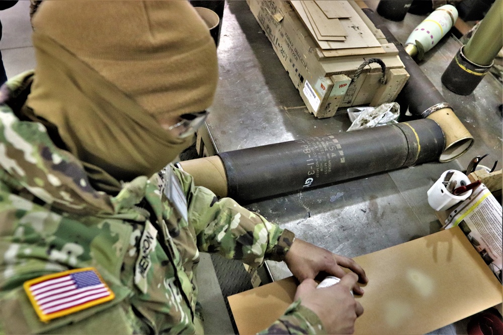 89B ALC students complete ammo inspection training at Fort McCoy’s Ammunition Supply Point Point