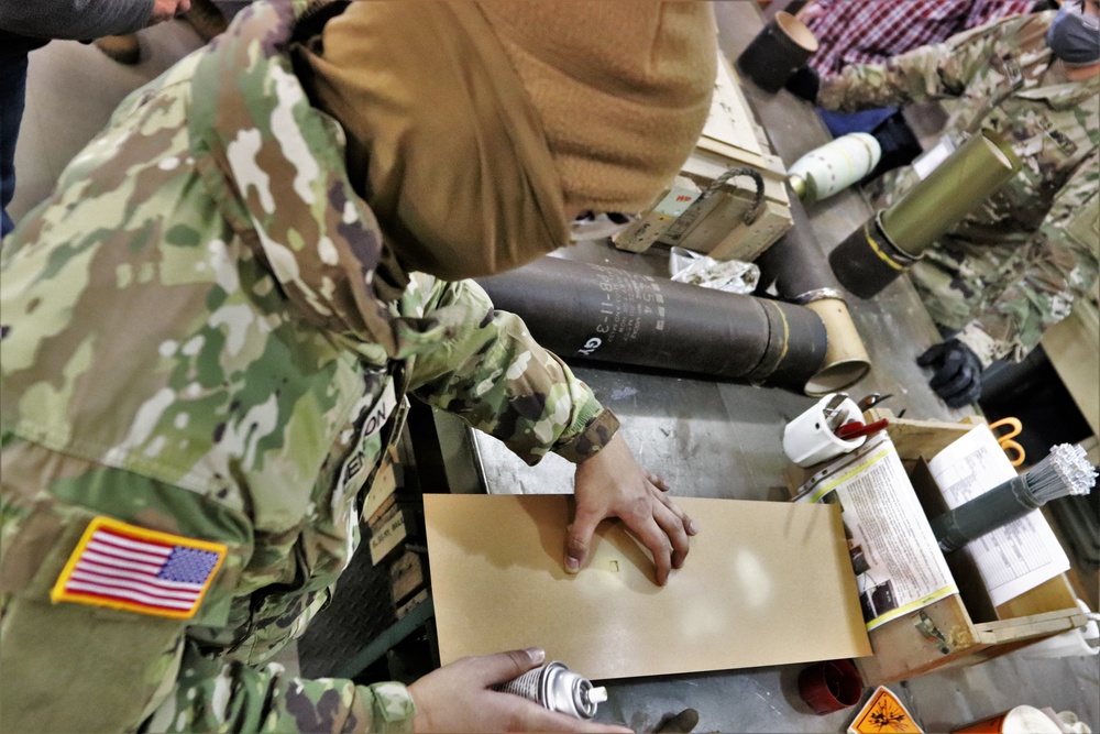 89B ALC students complete ammo inspection training at Fort McCoy’s Ammunition Supply Point Point