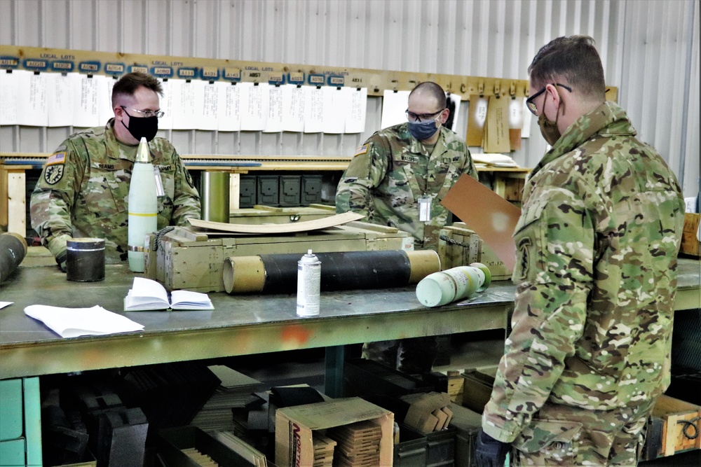 89B ALC students complete ammo inspection training at Fort McCoy’s Ammunition Supply Point Point