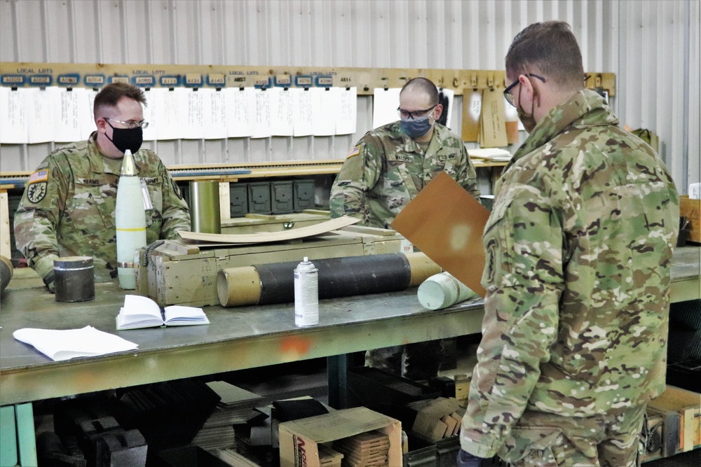 89B ALC students complete ammo inspection training at Fort McCoy’s Ammunition Supply Point Point