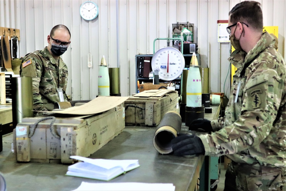 89B ALC students complete ammo inspection training at Fort McCoy’s Ammunition Supply Point Point