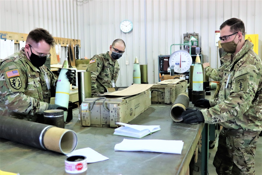 89B ALC students complete ammo inspection training at Fort McCoy’s Ammunition Supply Point Point