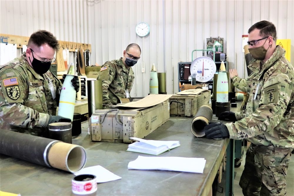 89B ALC students complete ammo inspection training at Fort McCoy’s Ammunition Supply Point Point