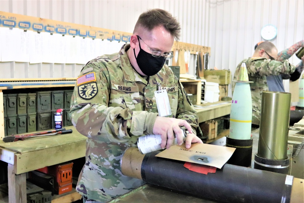 89B ALC students complete ammo inspection training at Fort McCoy’s Ammunition Supply Point Point