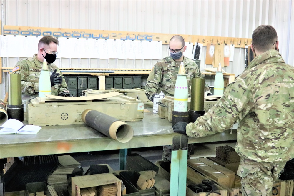 89B ALC students complete ammo inspection training at Fort McCoy’s Ammunition Supply Point Point