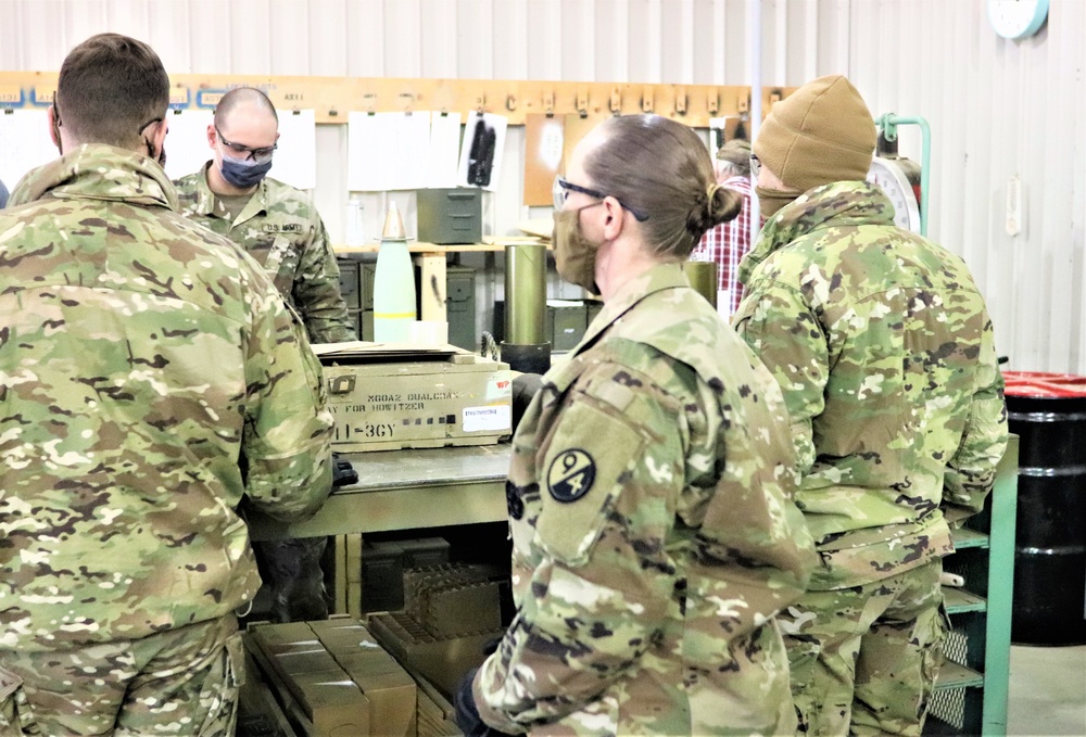 89B ALC students complete ammo inspection training at Fort McCoy’s Ammunition Supply Point Point