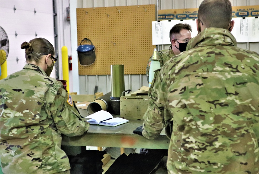 89B ALC students complete ammo inspection training at Fort McCoy’s Ammunition Supply Point Point