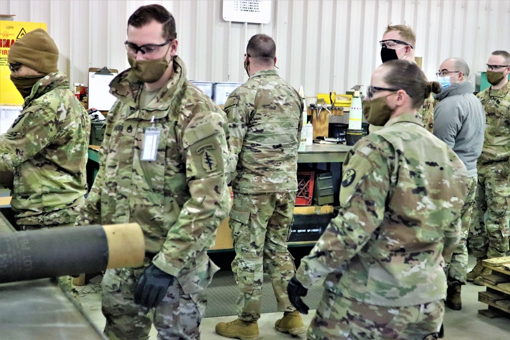 89B ALC students complete ammo inspection training at Fort McCoy’s Ammunition Supply Point Point