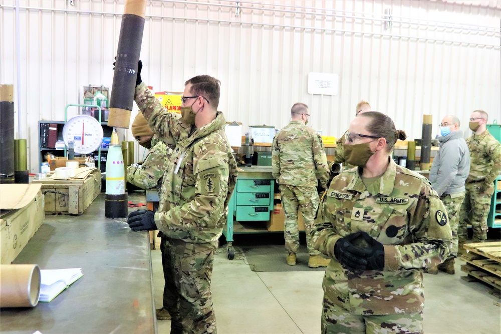 89B ALC students complete ammo inspection training at Fort McCoy’s Ammunition Supply Point Point