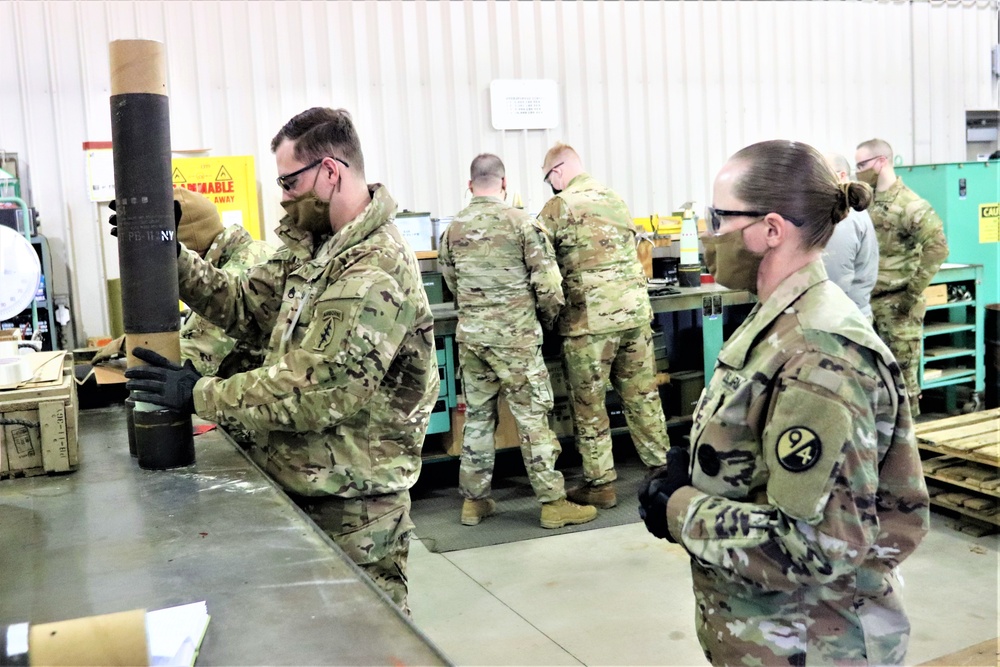 89B ALC students complete ammo inspection training at Fort McCoy’s Ammunition Supply Point Point