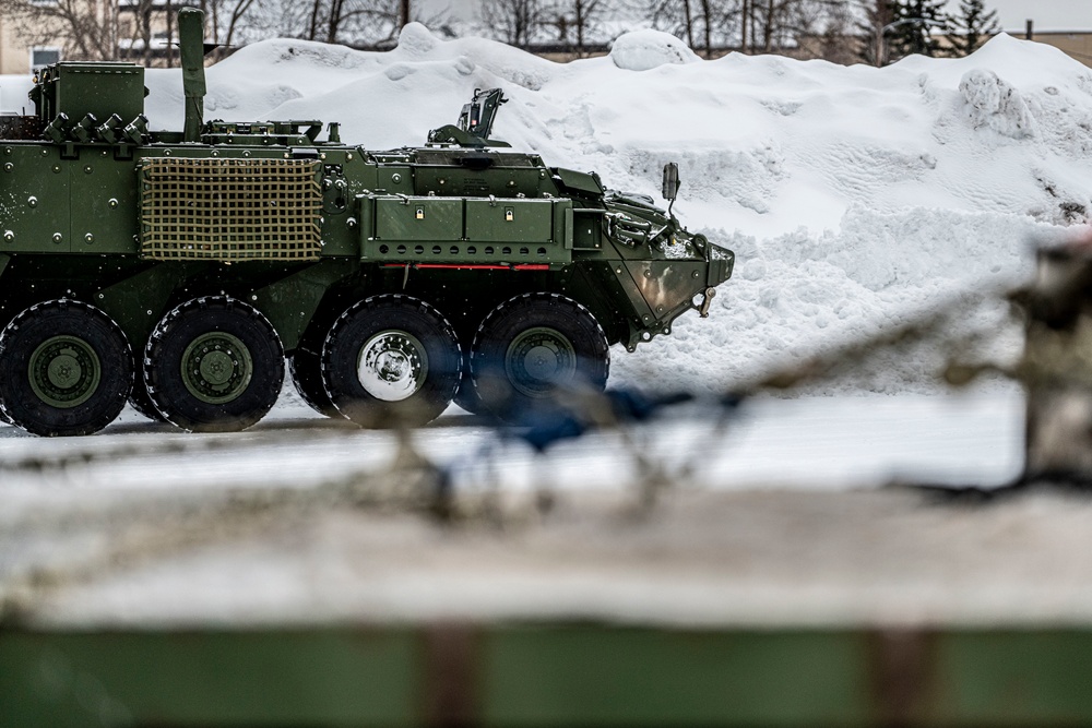 Canadian forces prep equipment for AE22