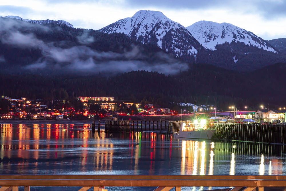 Her Majesty's Canadian Ship Brandon's Port Visit in Juneau, Alaska