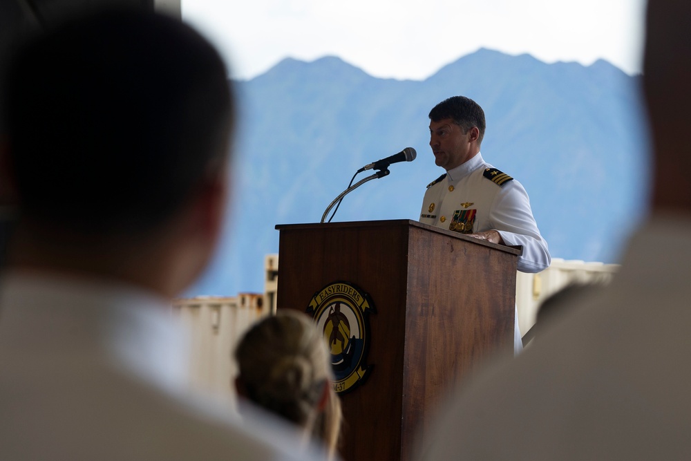 HSM-37 Change of Command Ceremony