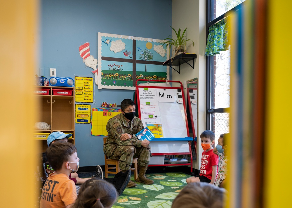 SJAFB First Sergeant Council participates in national Read Across American week