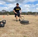 Soldiers from the 273rd ICW Practice for the ACFT