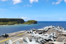 Abraham Lincoln departs Guam