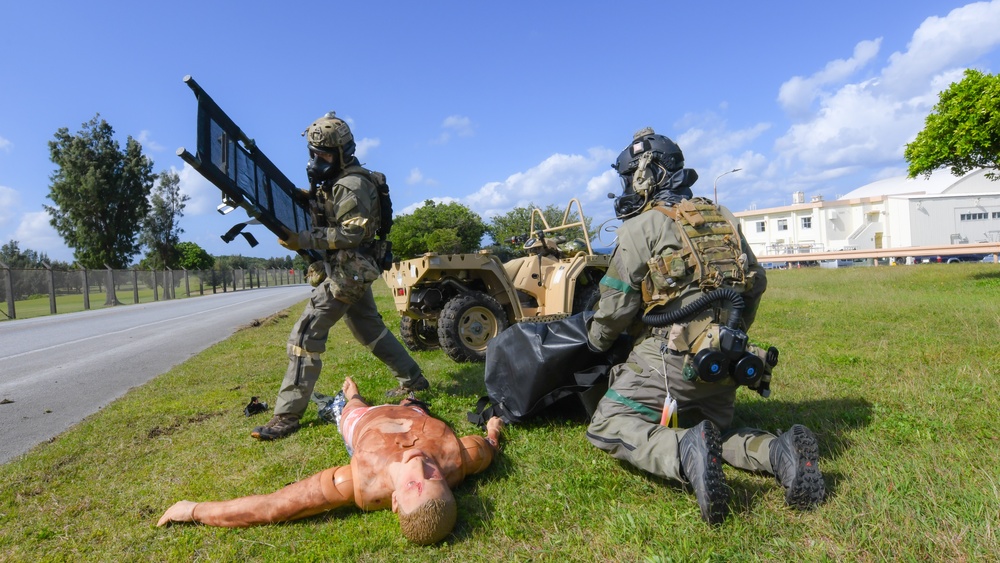 31st RQS operators practice lifesaving skillsets