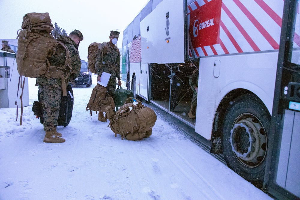 2d MEB Embarks with Allies during Exercise Cold Response 2022