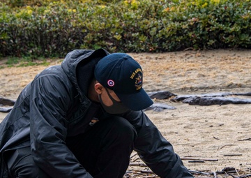 USS America (LHA 6) Sailors Conduct Community Relations Project (COMREL)