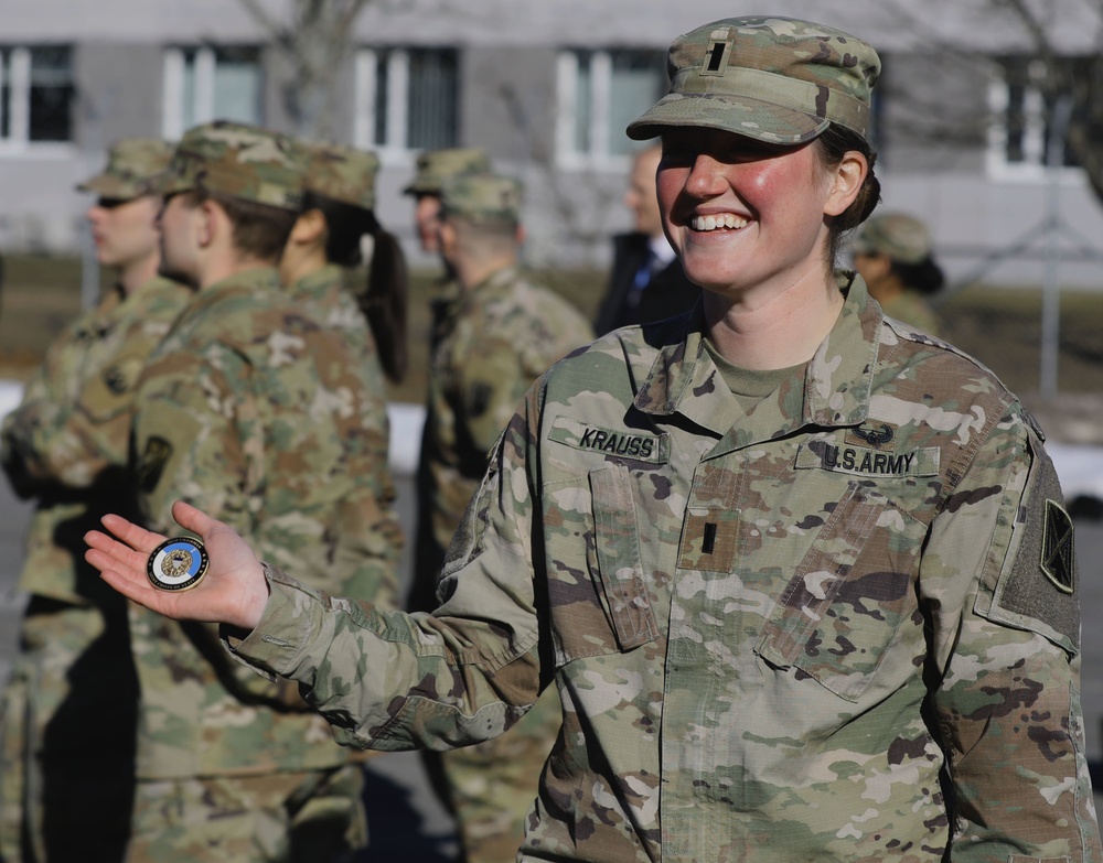 Chairman of the Joint Chiefs of Staff, Gen. Mark A. Milley visits troops in Latvia.