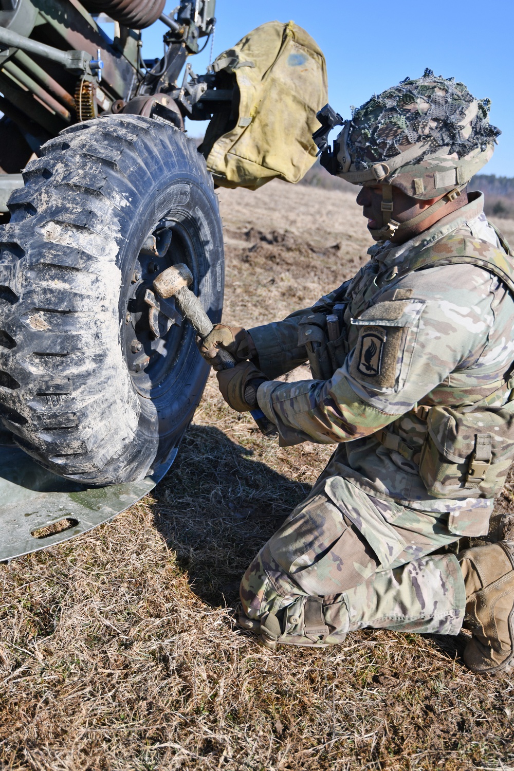 4-319th AFAR, 173rd AB trains on GTA